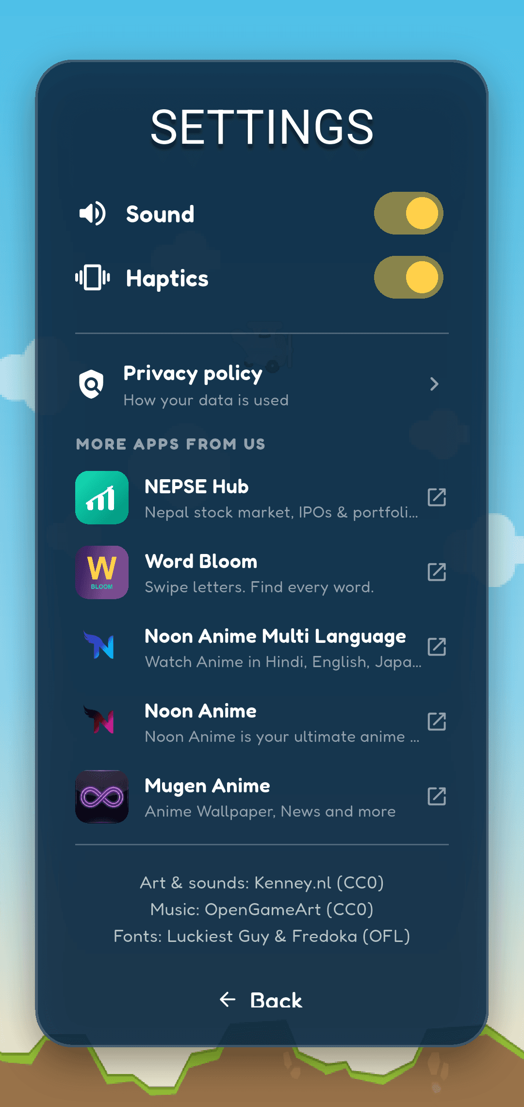 Privacy controls built in