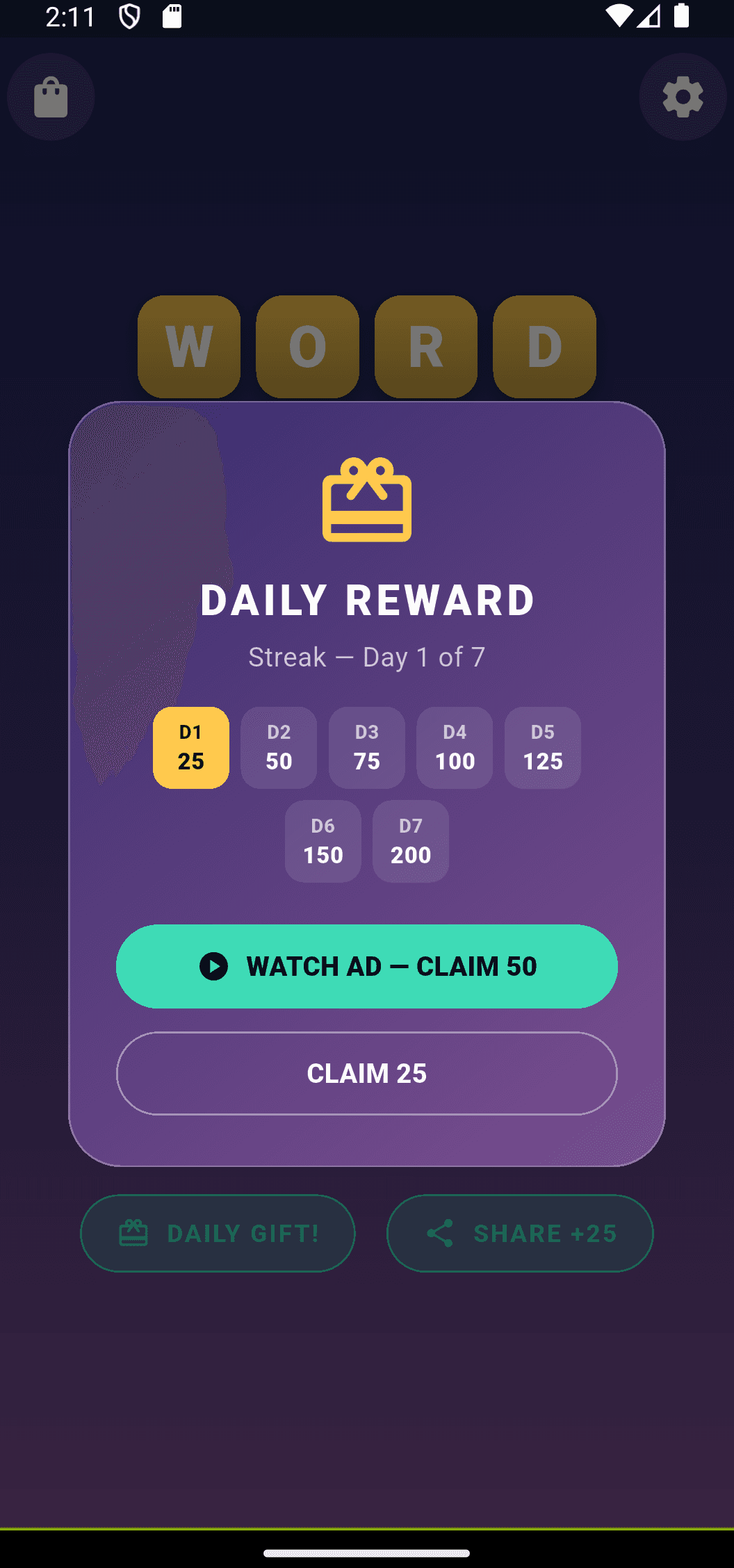 Daily rewards & streaks