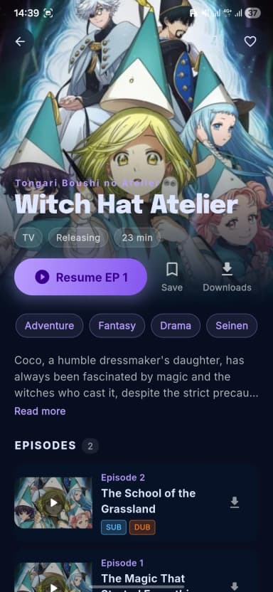 Mugen Anime screenshot 2