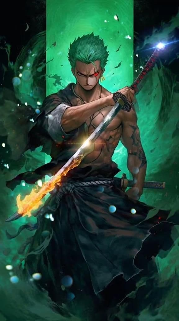 This contains an image of: Transform Your Screen x Animated Wallpapers 🔥 ZORO