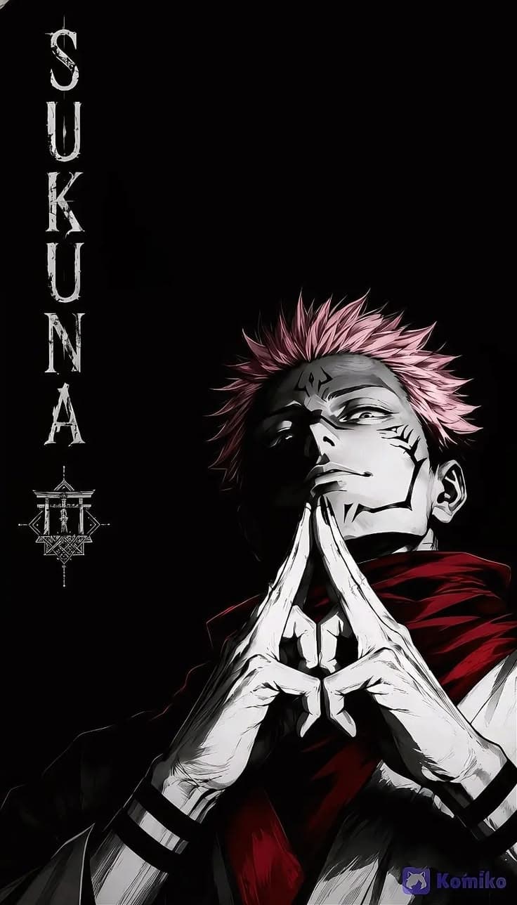 an anime character with pink hair holding his hands to his face